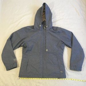 Women Burton Hooded Snowboard Ski Full Zip Jacket